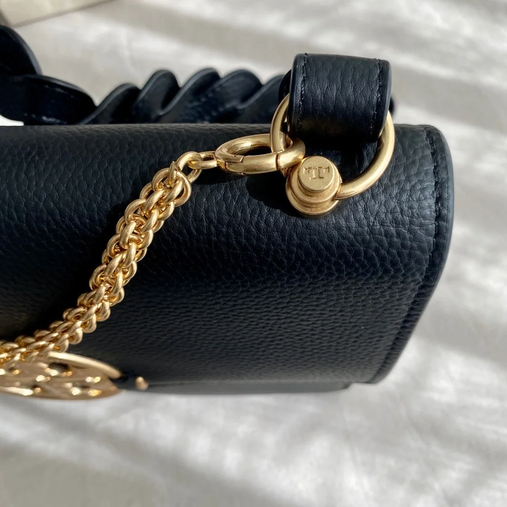 SOLD - Tory Burch Miller Convertible Shoulder Bag - Black NWT - Picture 14 of 14